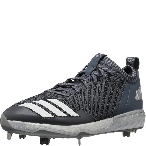 adidas Mens Boost Icon 3 Baseball Shoes 8 Color Onix/White/Metallic Silver